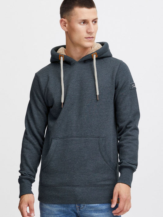 Solid Hoodie Herren Baumwolle