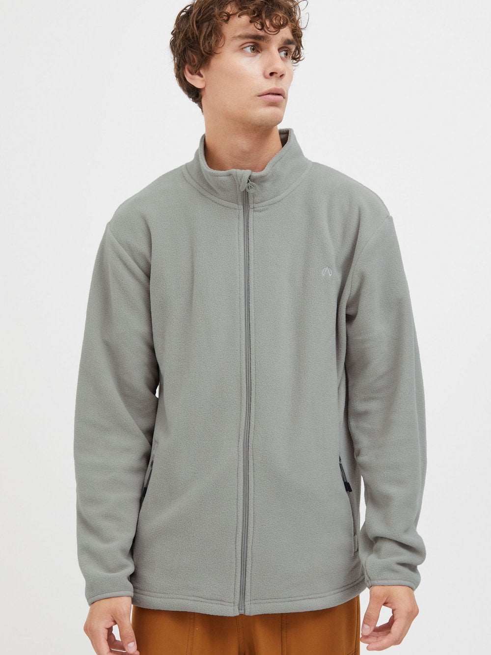 North Bend Fleecejacke Herren meliert