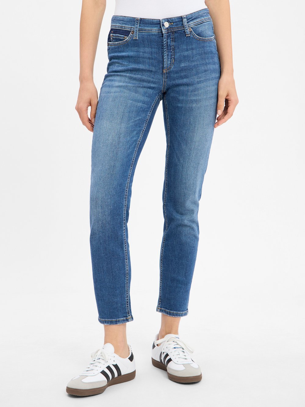 Cambio Slim Fit Jeans Damen Baumwolle