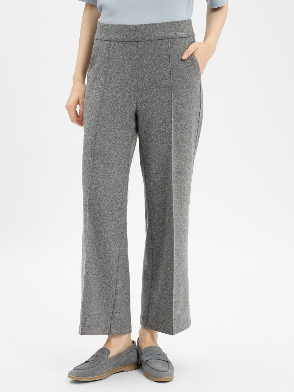 Cambio Hose mit Wollanteil Damen meliert