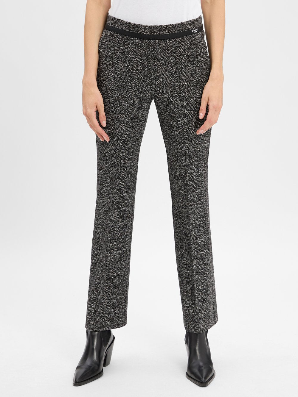 Cambio Stoffhose Damen Viskose gemustert