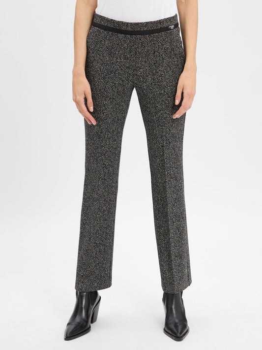 Cambio Stoffhose Damen Viskose gemustert