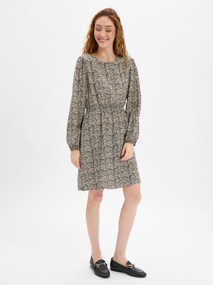 Msch Copenhagen Kleid Damen Viskose gemustert