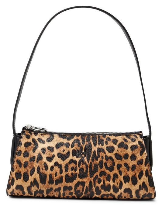 HUGO Handtasche Damen Kunstleder gemustert