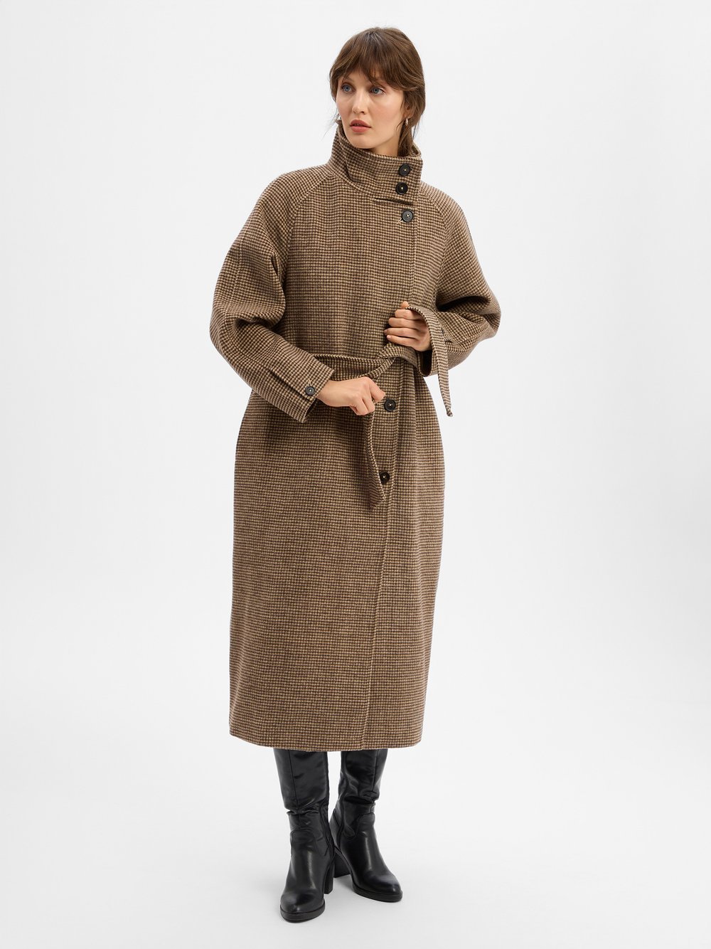 Msch Copenhagen Mantel Damen gemustert