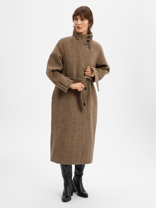 Msch Copenhagen Mantel Damen gemustert