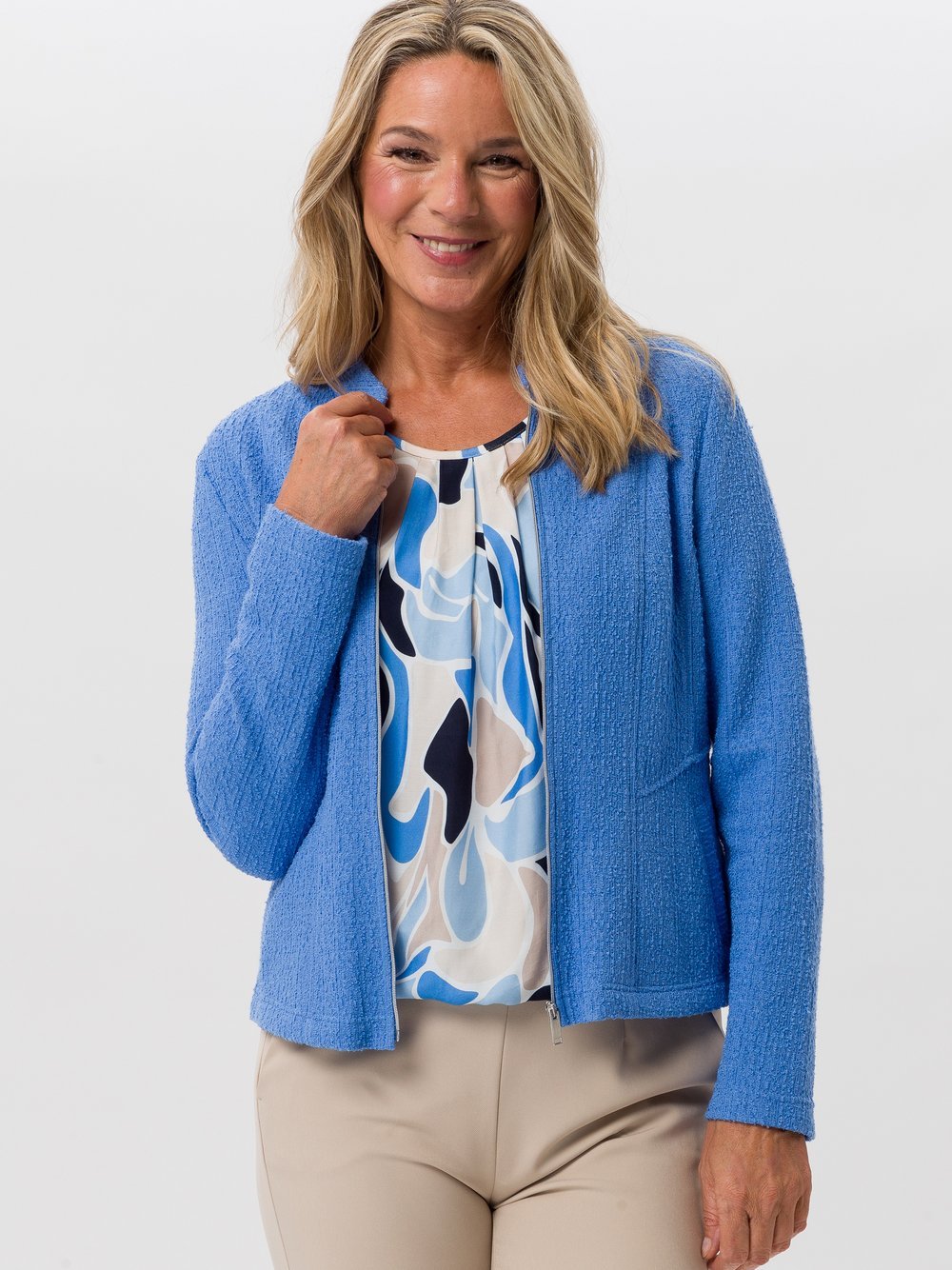 Frank Walder Blazerjacke Damen Baumwolle