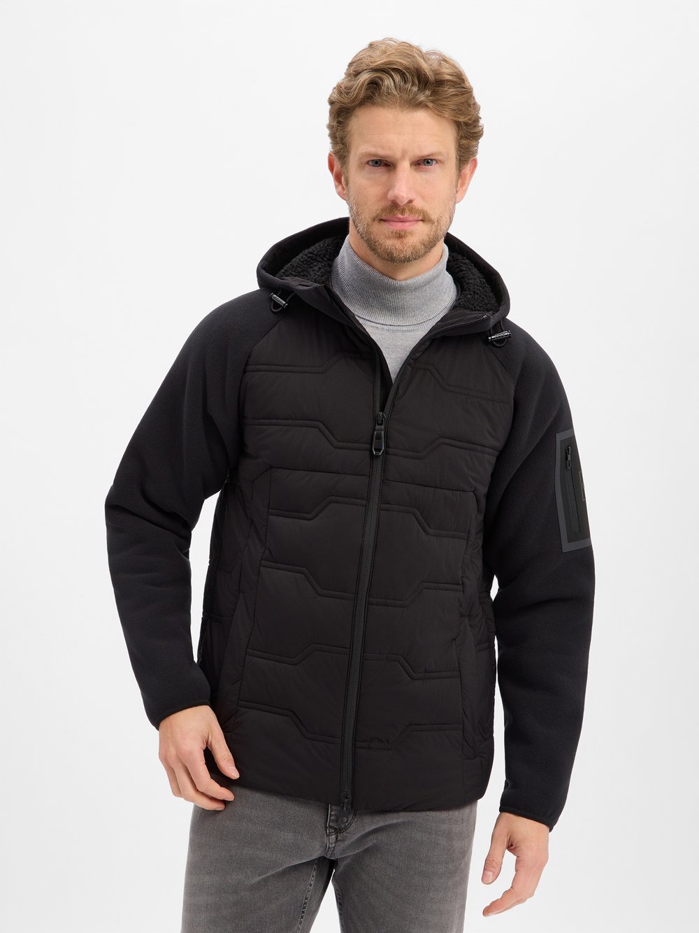 BOSS Fleecejacke Herren