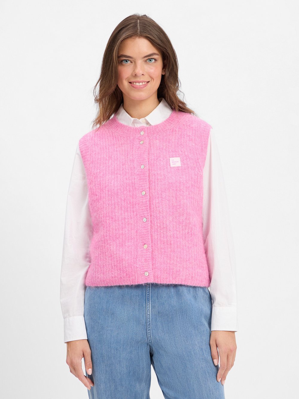 american vintage Strickweste Damen Wolle