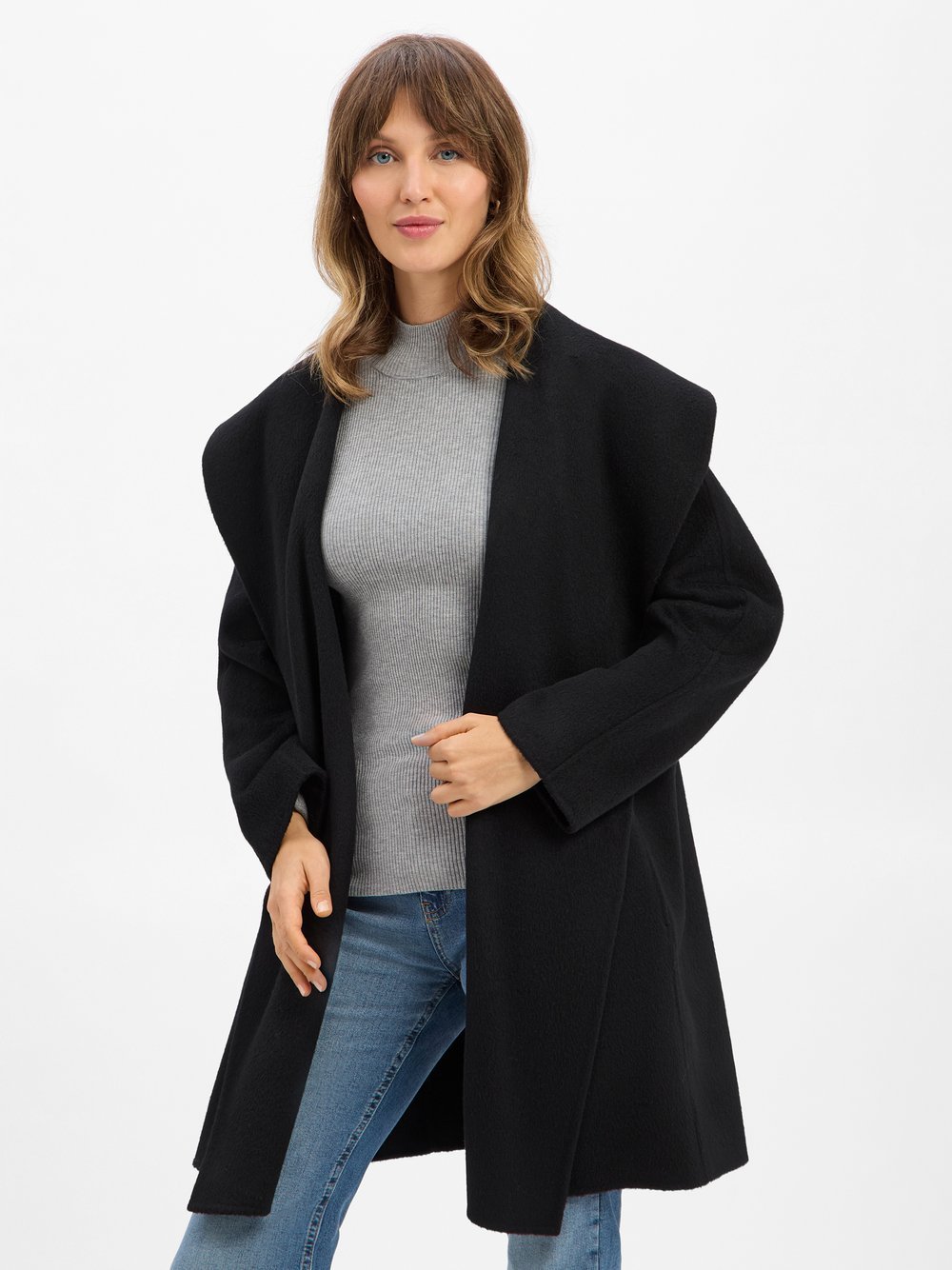 BOSS Wollmantel Damen Wolle