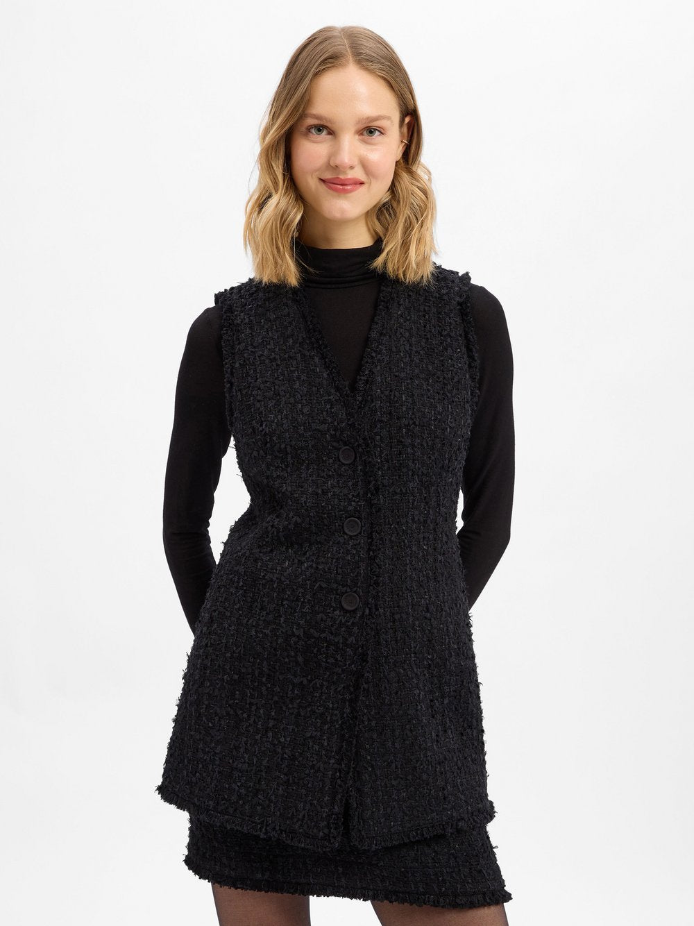 BOSS Weste Damen Baumwolle