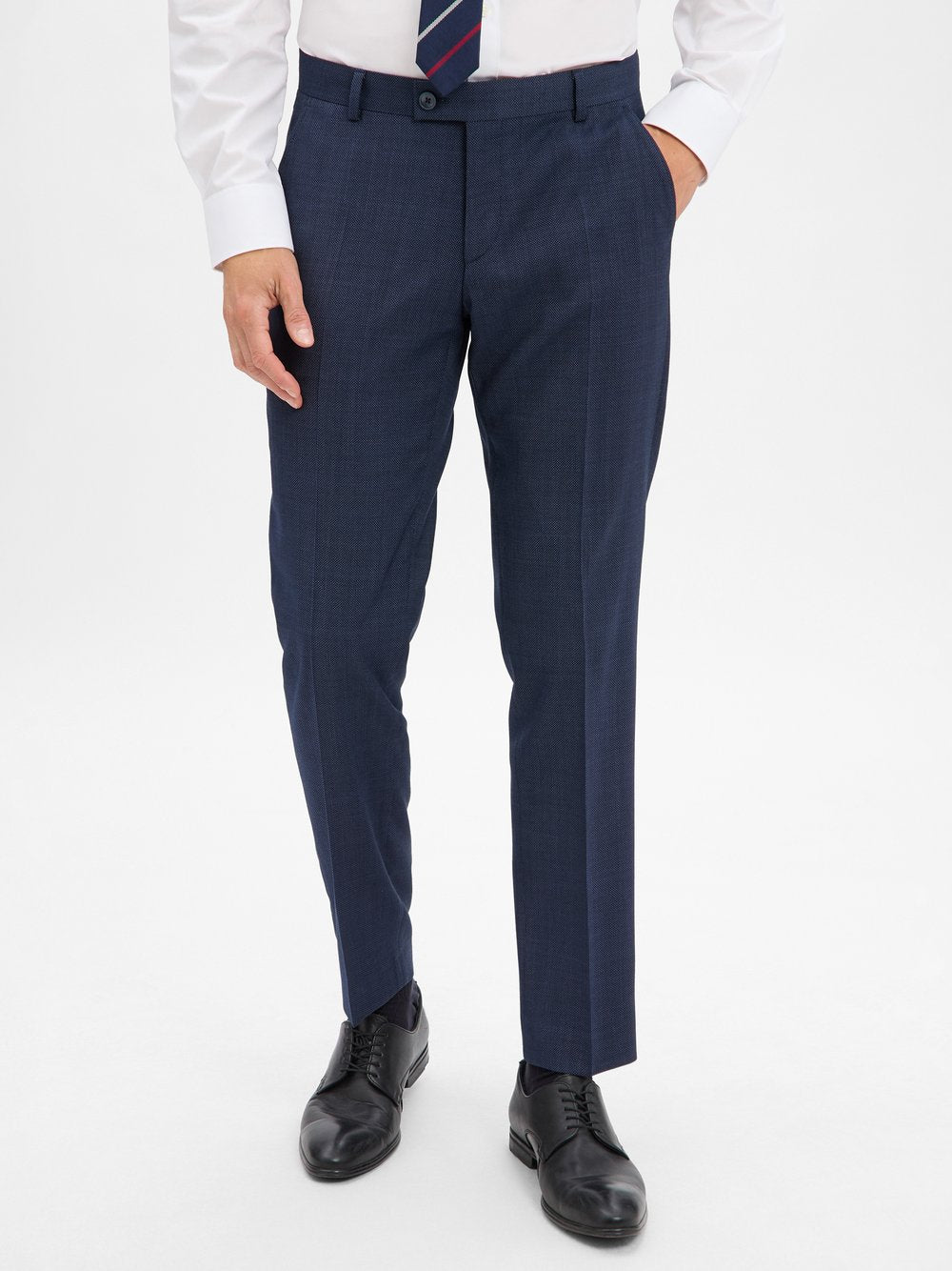 Bugatti Baukasten-Hose Herren Regular Fit strukturiert