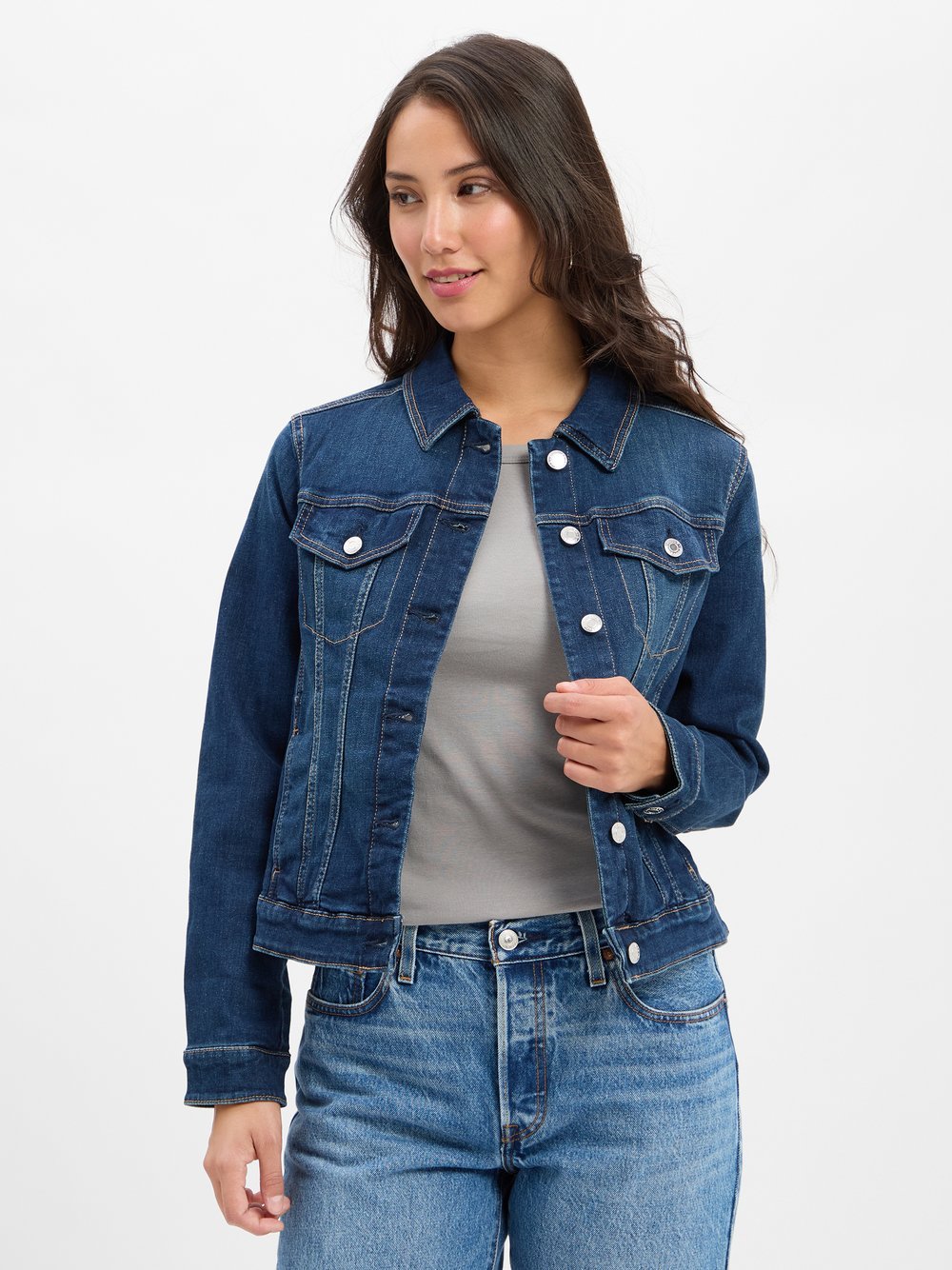 s.Oliver Jeansjacke Damen Baumwolle