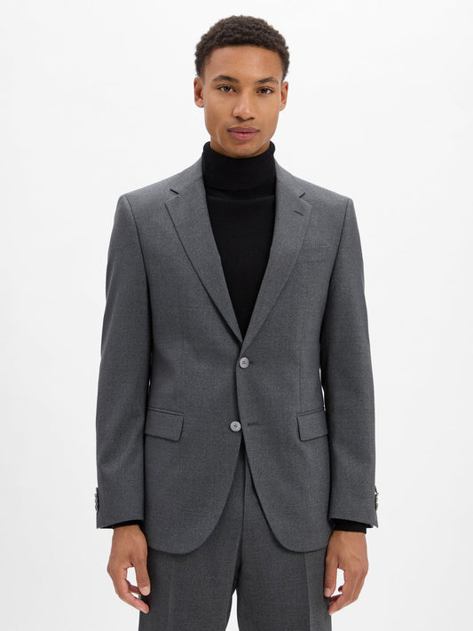 BOSS Baukasten-Schurwollsakko Herren Regular Fit Schurwolle strukturiert