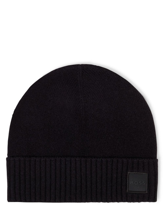 BOSS Beanie Herren Baumwolle
