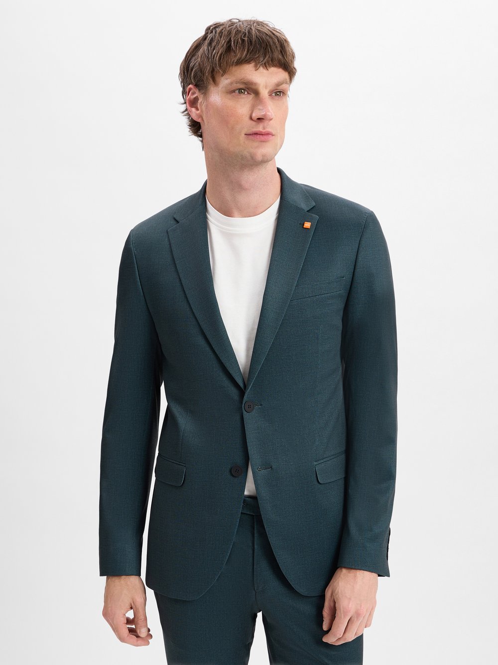 Digel MOVE Baukasten-Anzugsakko Herren Slim Fit meliert