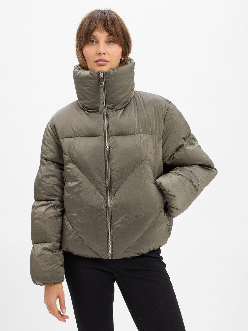 BOSS Winterjacke Damen Polyamid