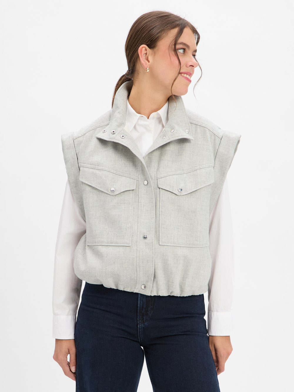 BOSS Weste Damen meliert