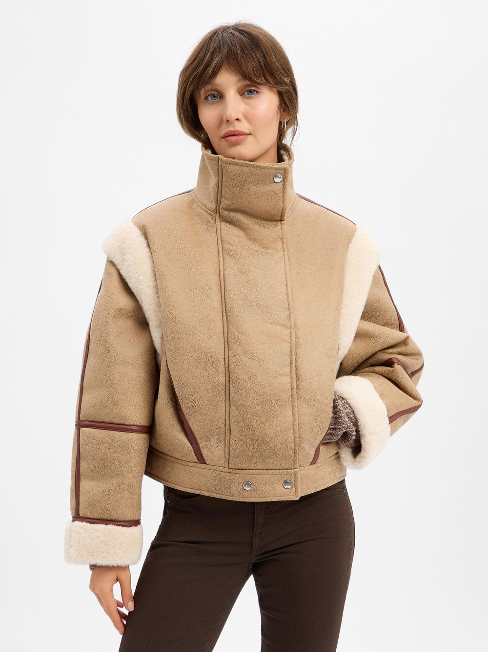 BOSS Kunstfelljacke Damen