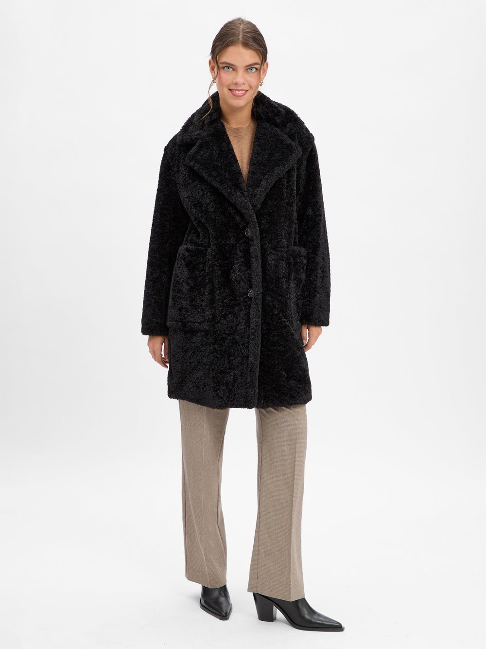 BOSS Teddymantel Damen