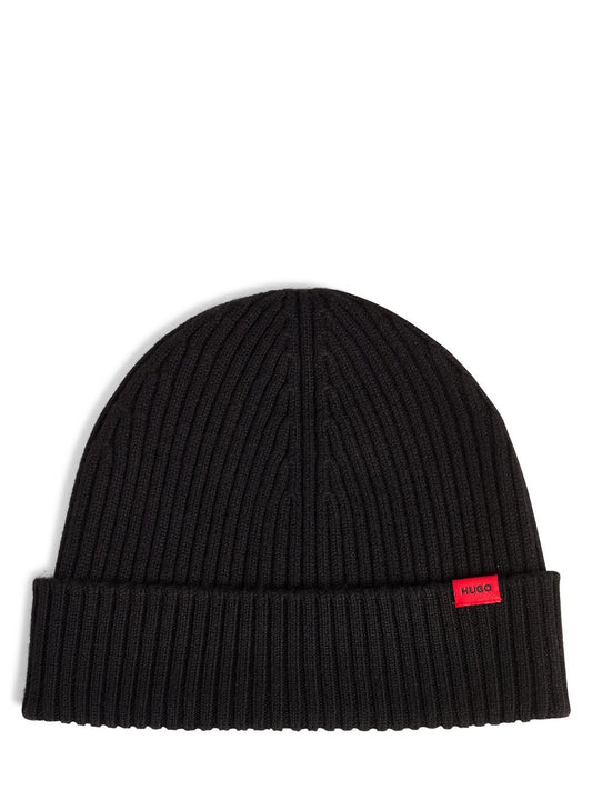 HUGO Beanie aus Schurwolle Herren