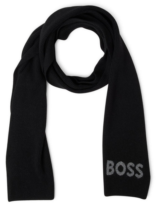 BOSS Strickschal mit Wolle Herren