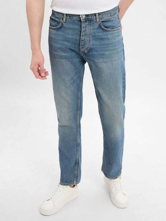 HUGO Jeans Straight Fit Herren Baumwolle