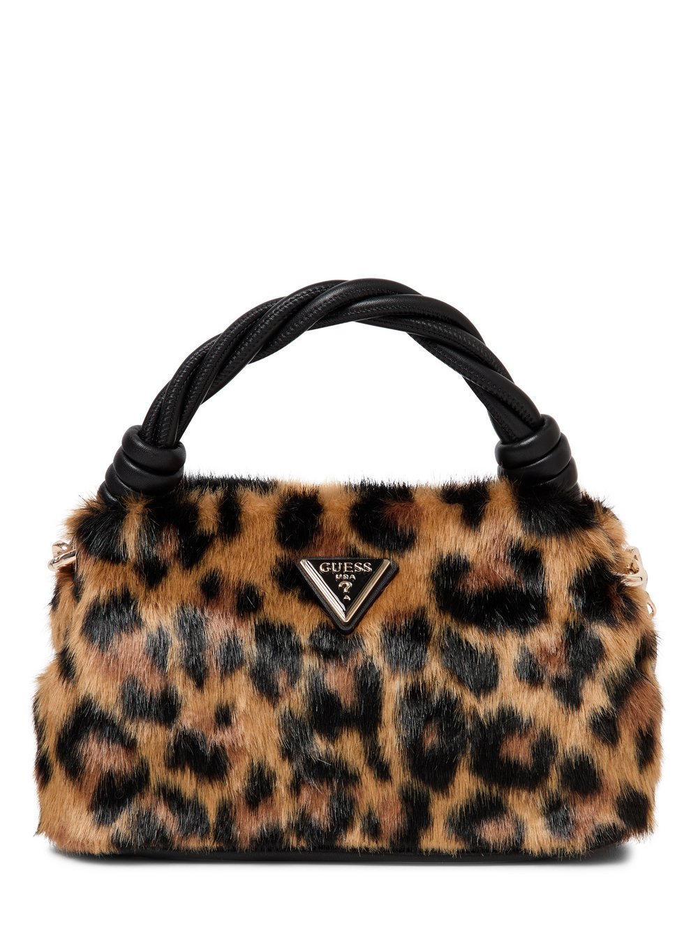 GUESS Kunstfell-Handtasche Damen gemustert