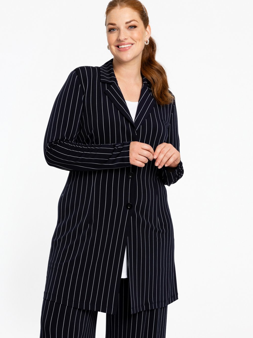 YOEK Blazer Damen gestreift