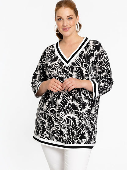YOEK Tunika Damen bedruckt
