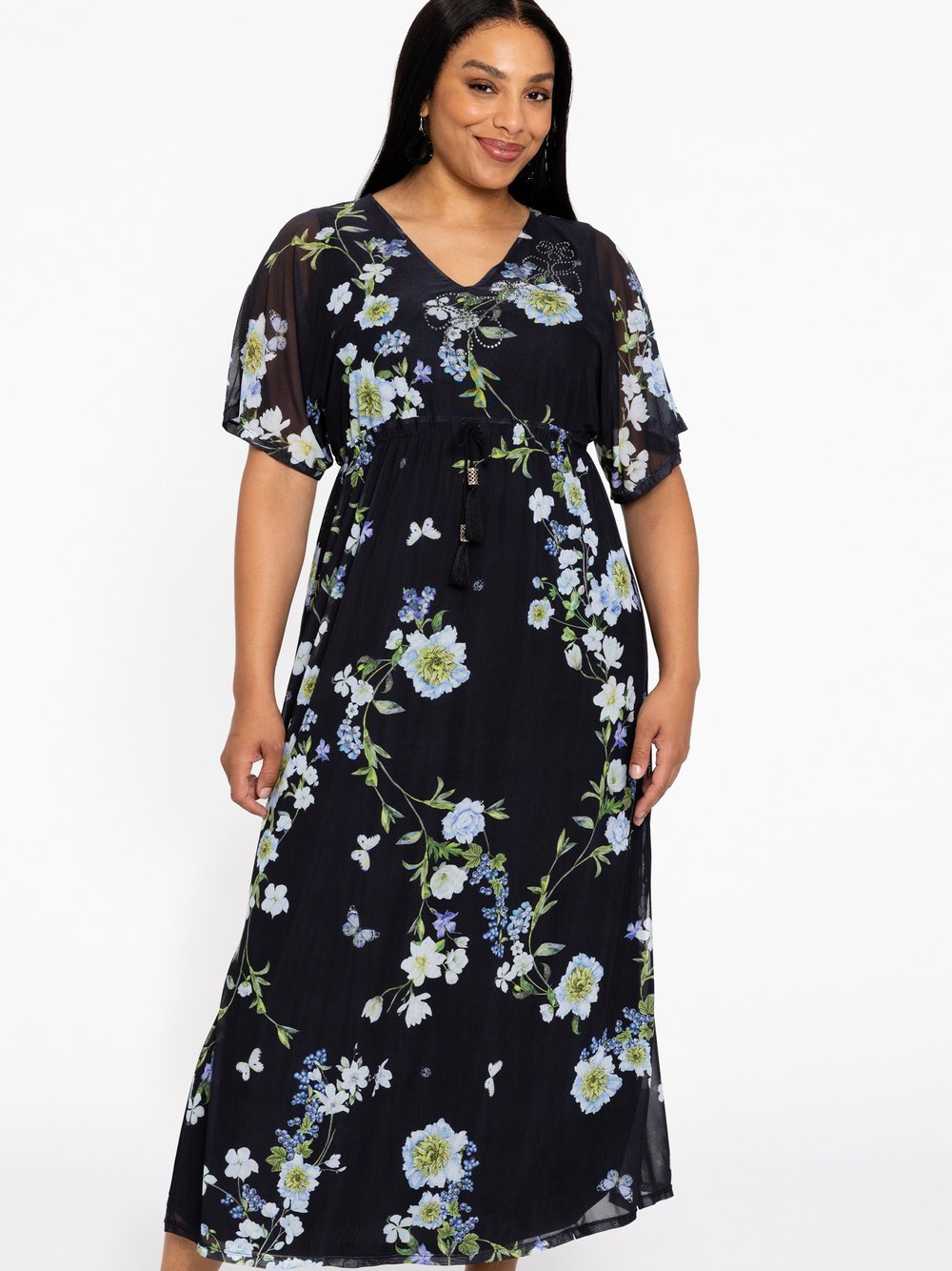 YOEK Kleid Damen bedruckt