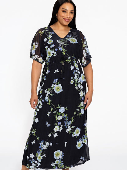 YOEK Kleid Damen bedruckt