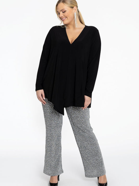 YOEK Hose Damen strukturiert