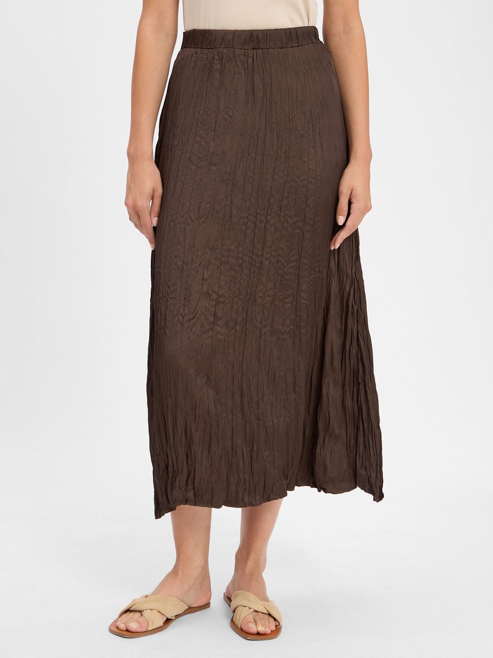 More & More Maxirock Damen strukturiert