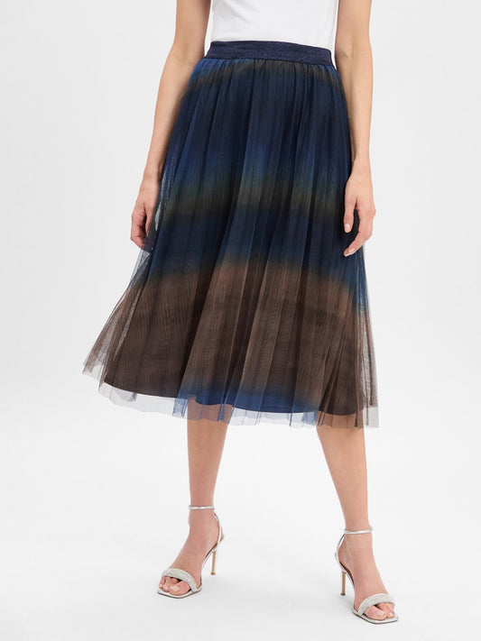 More & More Tüllrock Damen gemustert