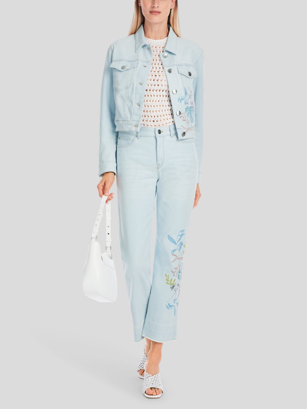 Marc Cain Jacke Damen Baumwolle gemustert