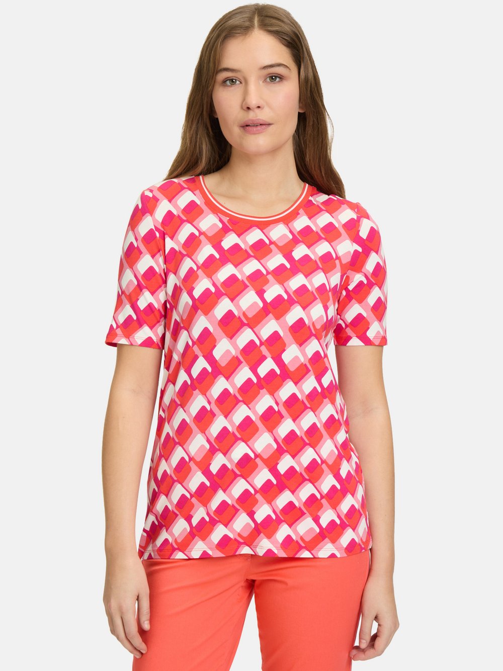 Betty Barclay Basic Shirt Damen Viskose gemustert