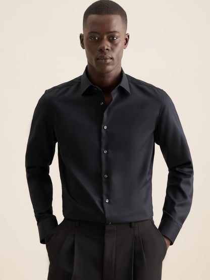 Seidensticker Business Hemd Herren Super Slim Fit Baumwolle gestreift