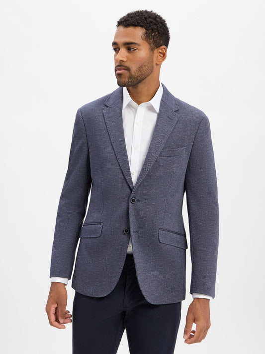 Pierre Cardin Sakko Herren Regular Fit Baumwolle meliert