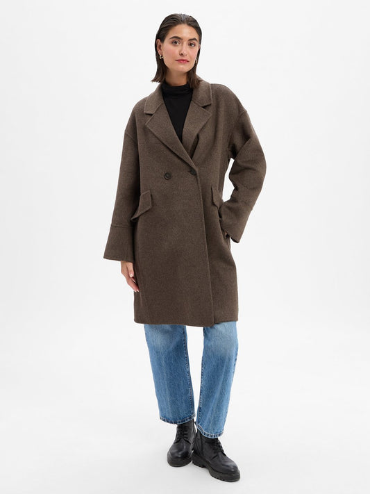 Opus Wollmantel Damen Wolle