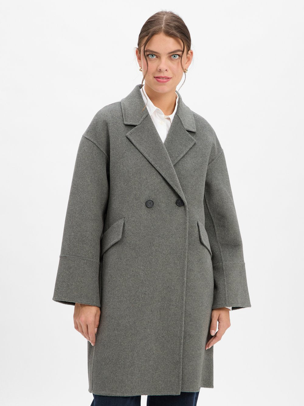 Opus Wollmantel Damen Wolle