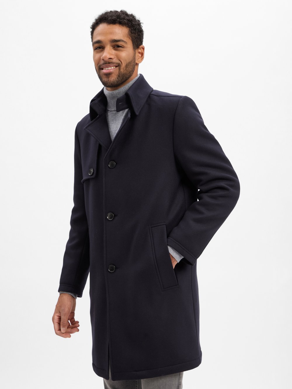 Drykorn Wollmantel Herren Schurwolle