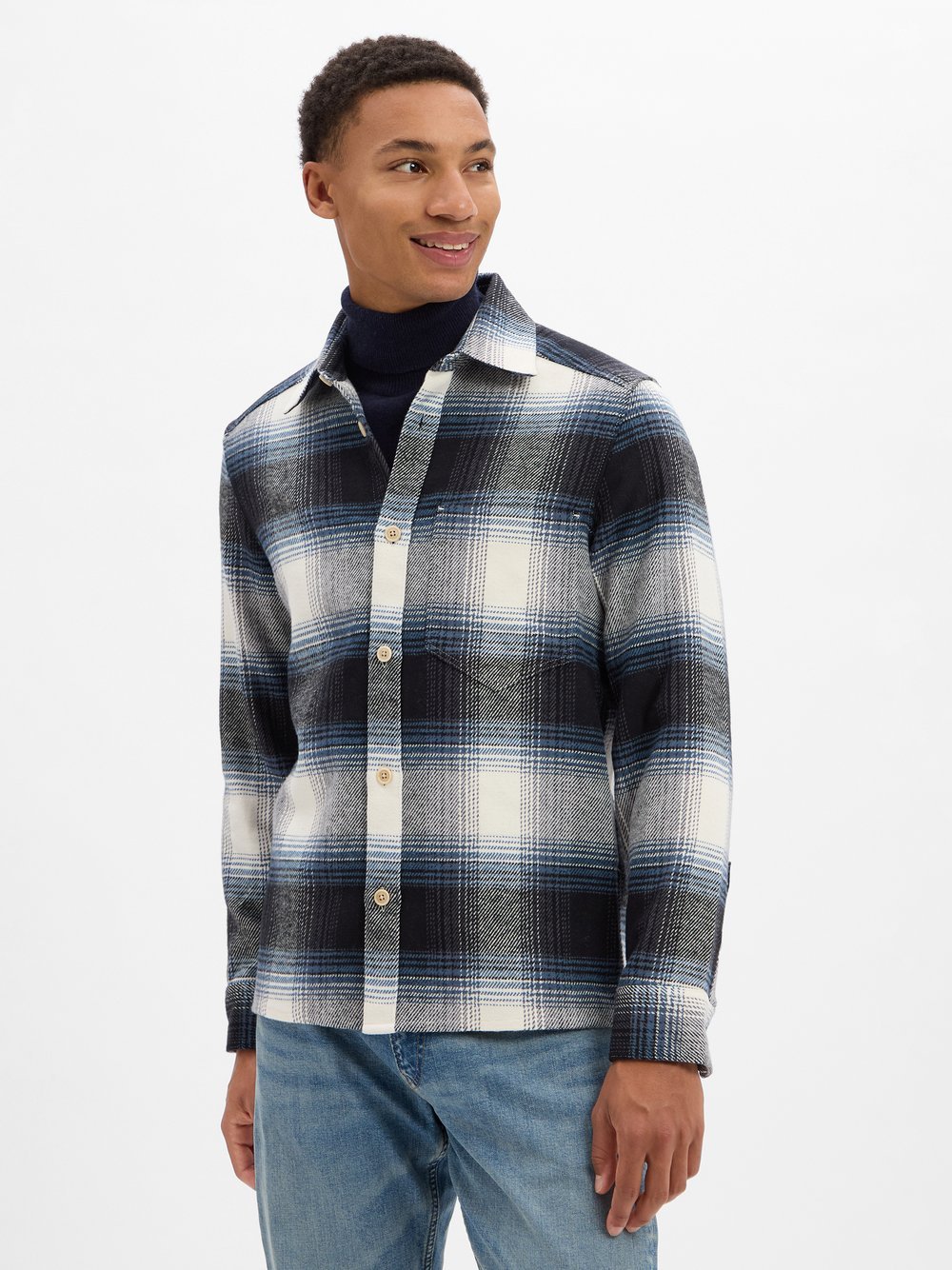 Drykorn Freizeithemd Herren Comfort Fit Baumwolle kariert