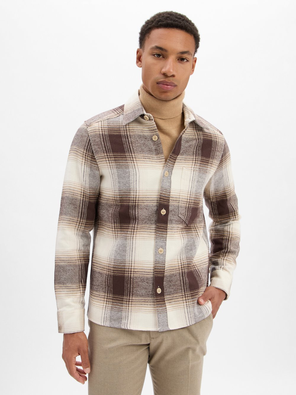 Drykorn Freizeithemd Herren Comfort Fit Baumwolle kariert