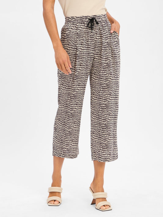 Opus Stoffhose Damen Viskose gemustert