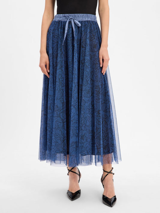 More & More A-Linien-Maxirock Damen gemustert