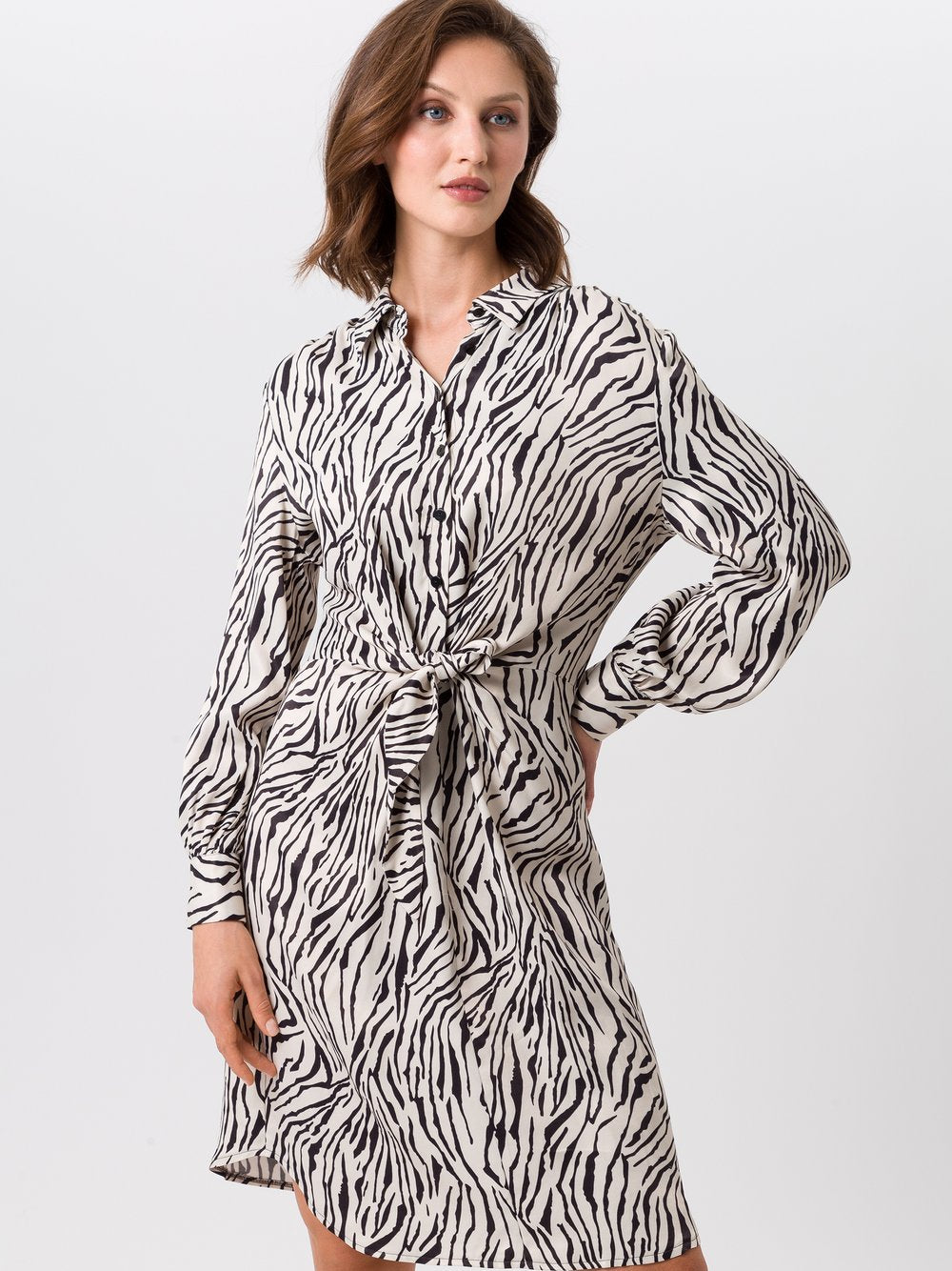 TUZZI Kleid Damen Viskose gemustert