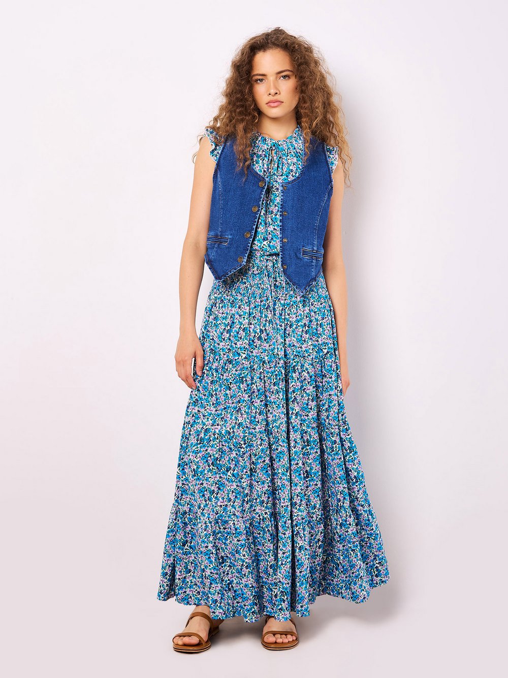 Apricot Rock Damen Viskose gemustert