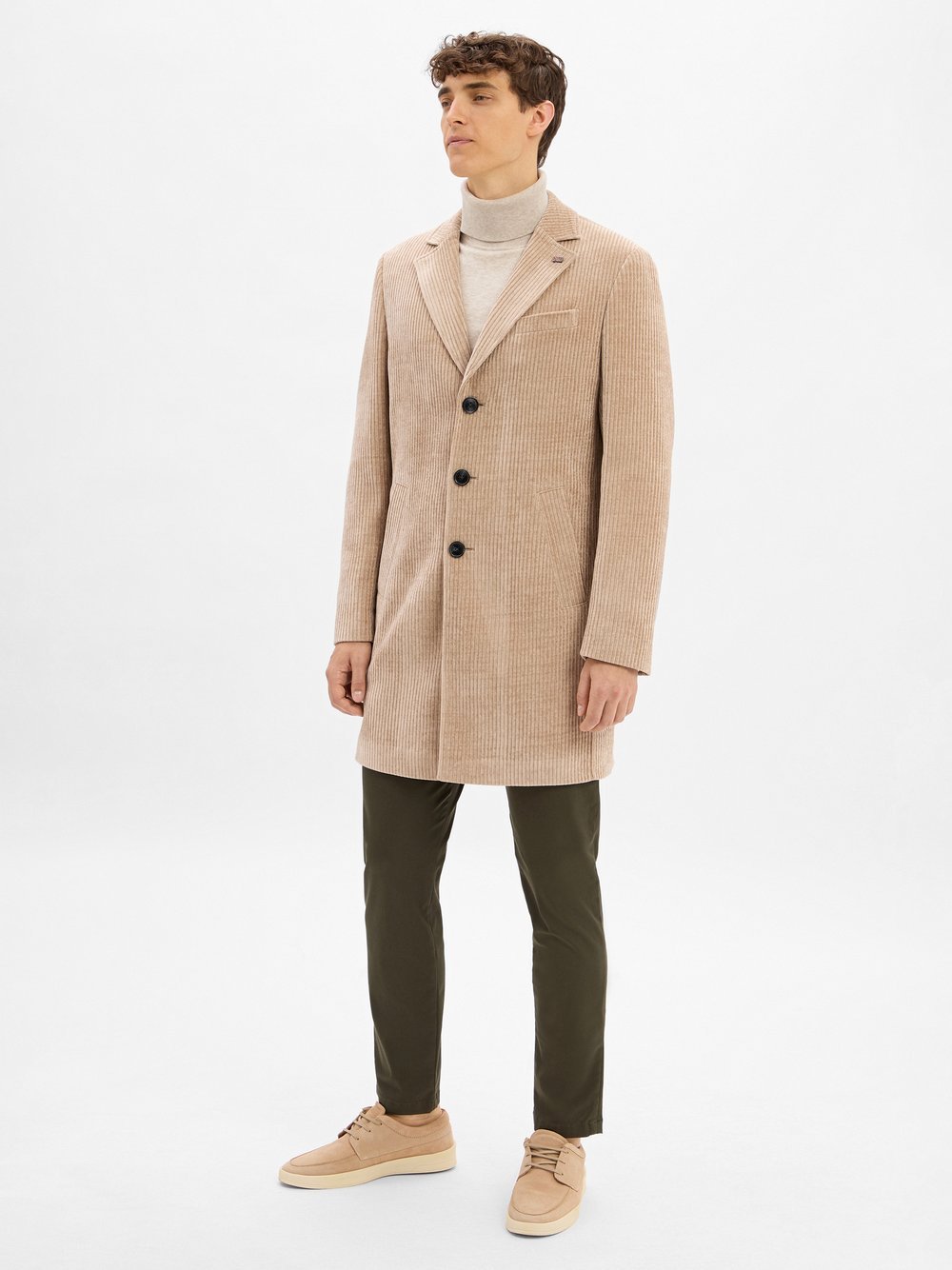 Finshley & Harding London Cordmantel Herren