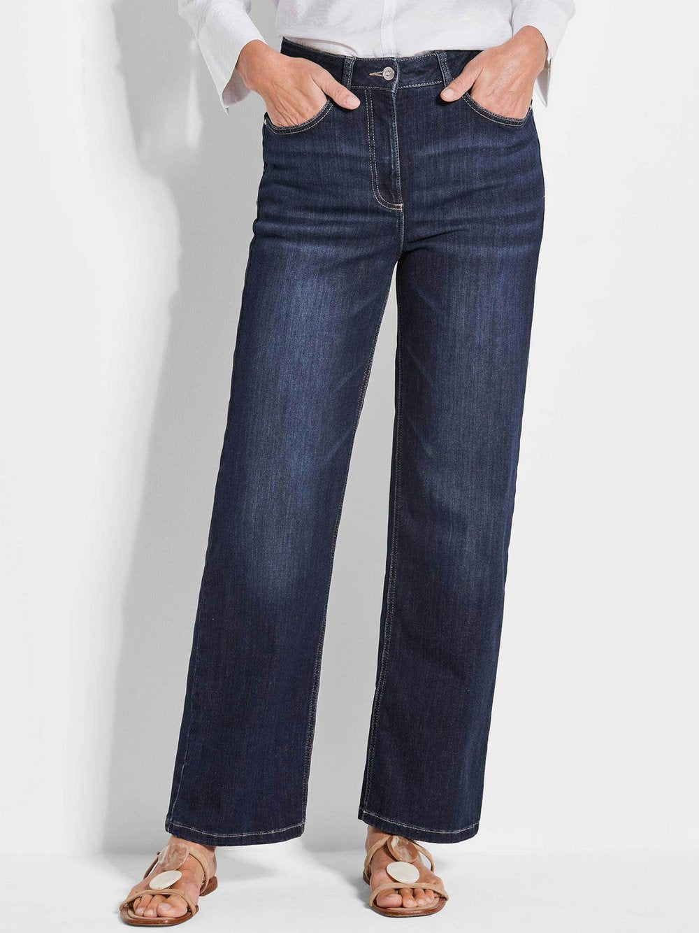 Goldner Jeans Damen Baumwolle